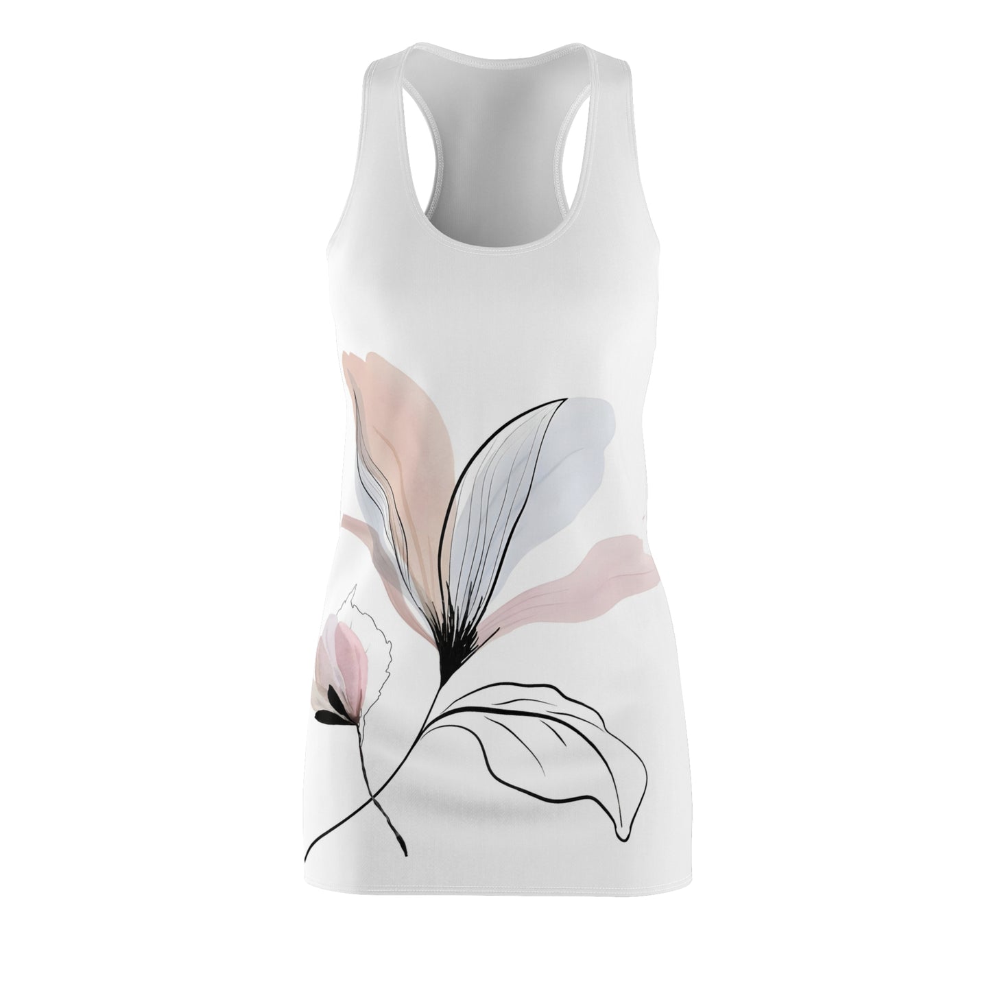 Women's Cut & Sew Racerback Dress (AOP)