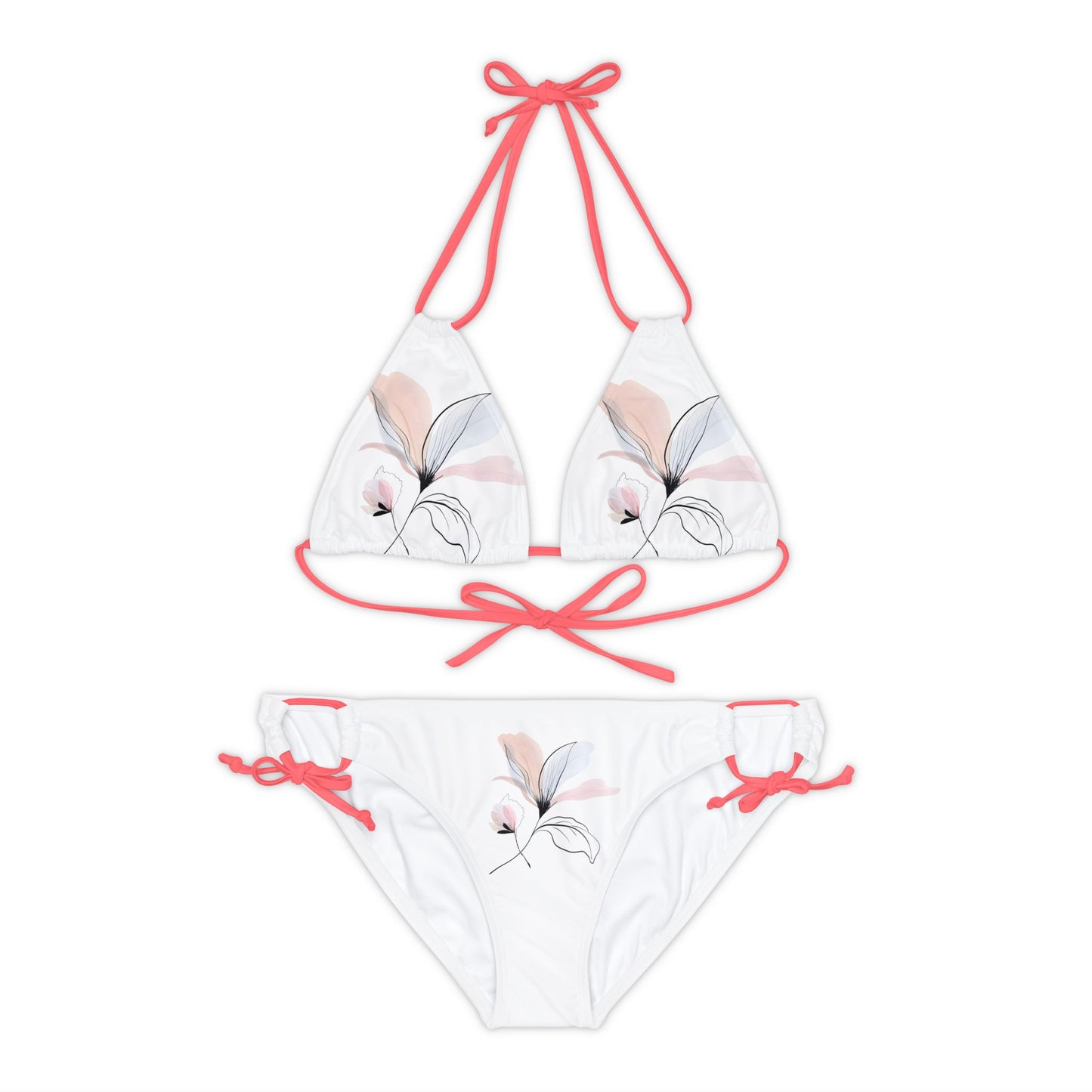 Strappy Bikini Set (AOP)