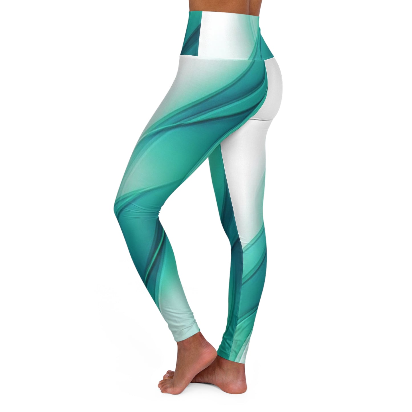 High Waisted Yoga Leggings (AOP)