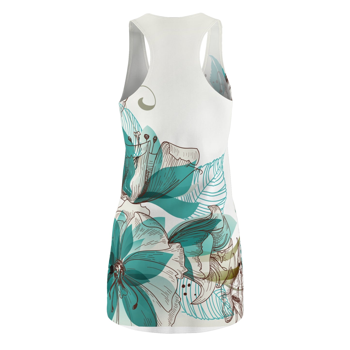 Women's Cut & Sew Racerback Dress (AOP)