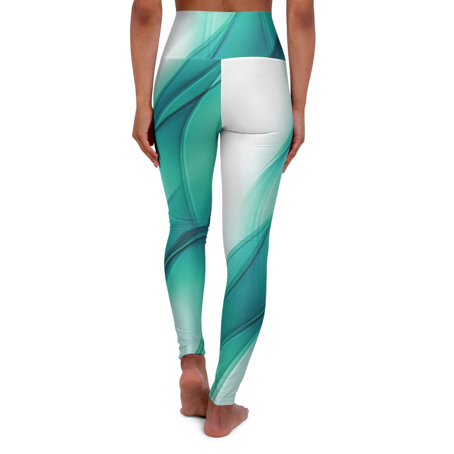 High Waisted Yoga Leggings (AOP)